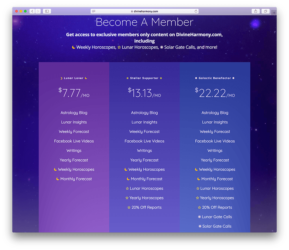 entrepreneurs different membership levels