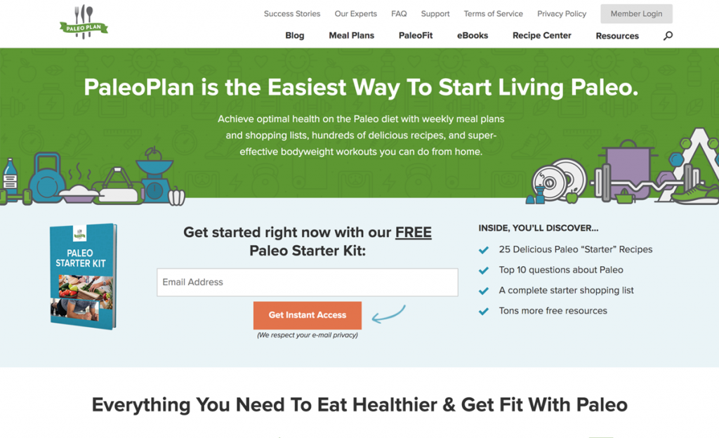 Paleo Plan | MemberMouse