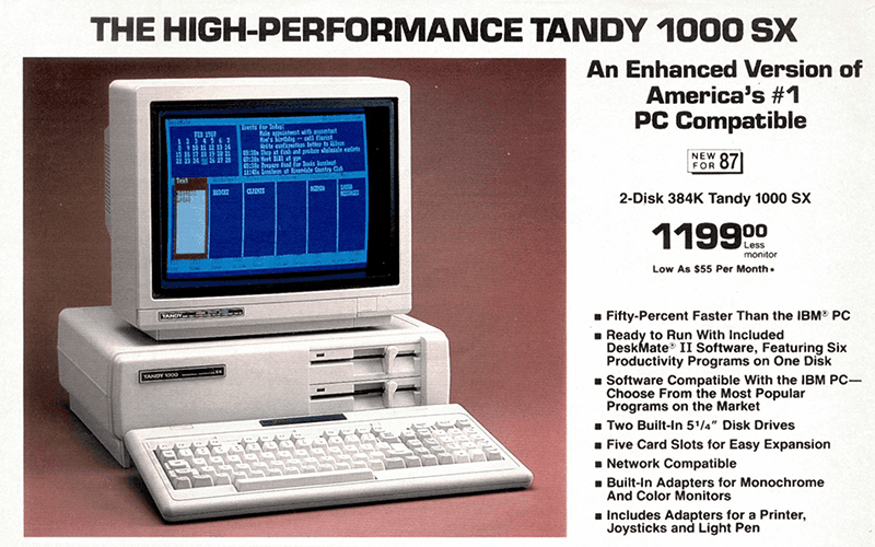 ordinateur ibm tandy