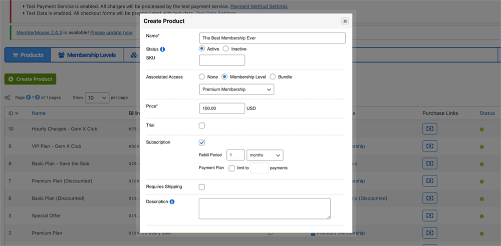 comment créer une adhésion ou un abonnement avec wordpress