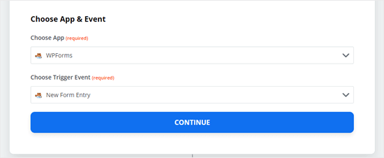 zapier-choose-trigger-event-wp-forms