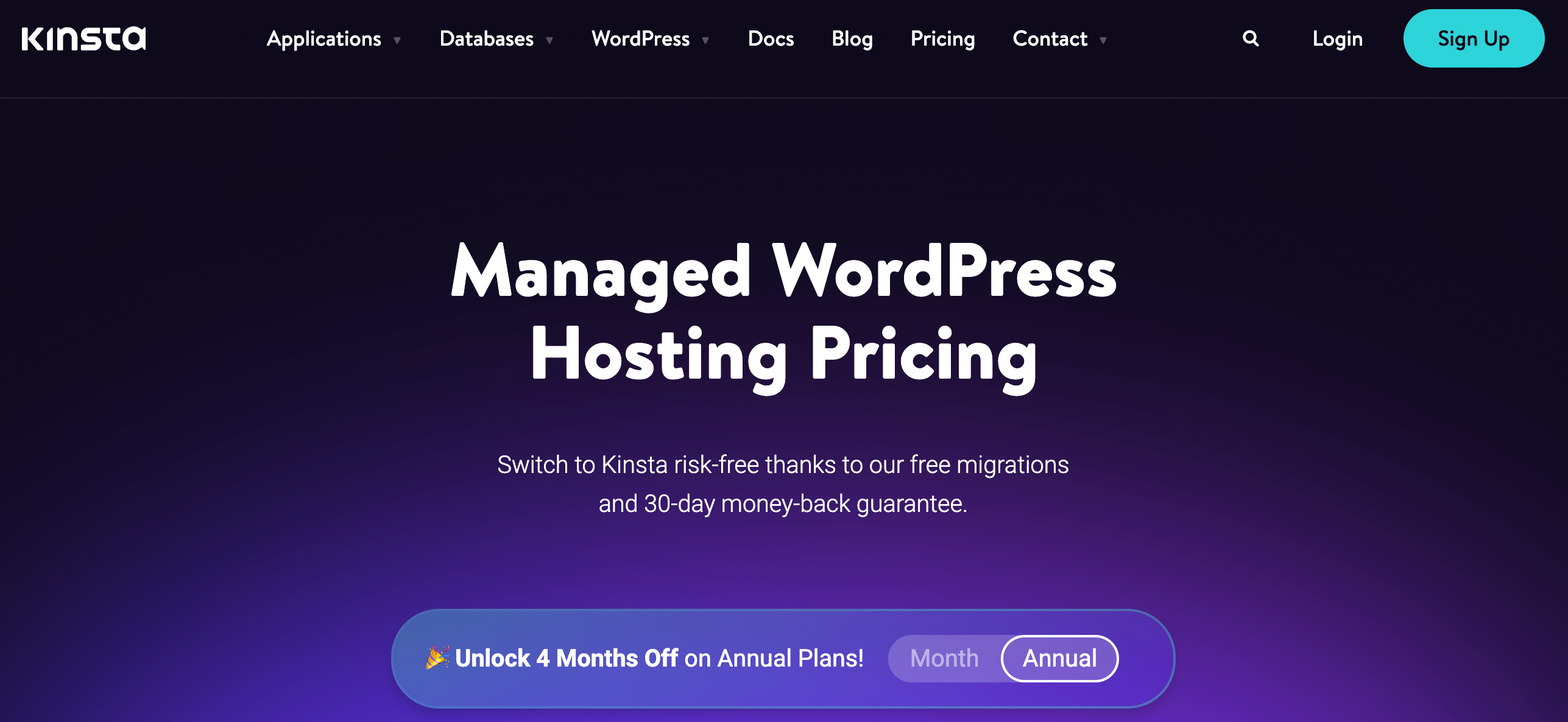 Kinsta Managed WordPress hosting