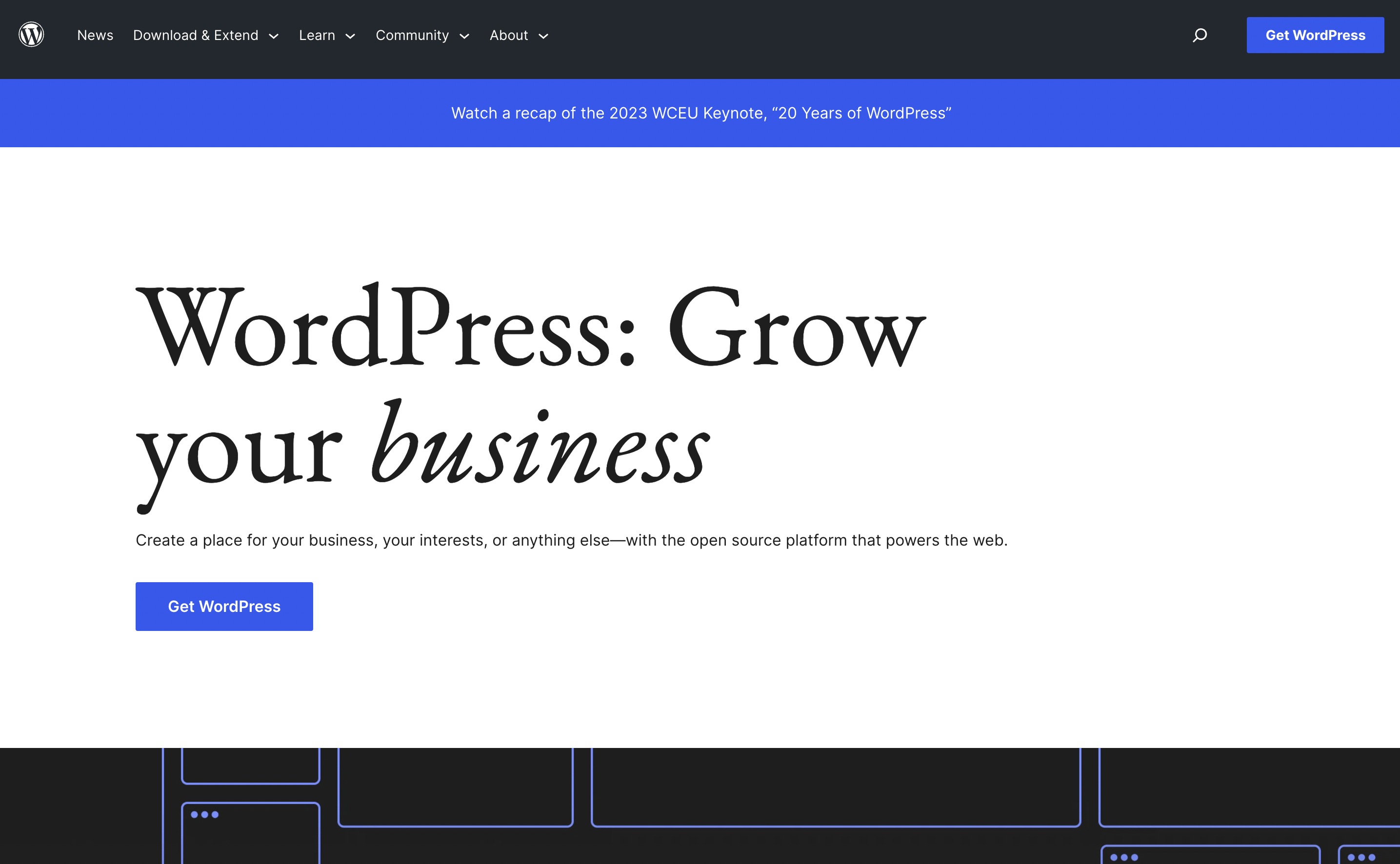 O WordPress é um software livre.