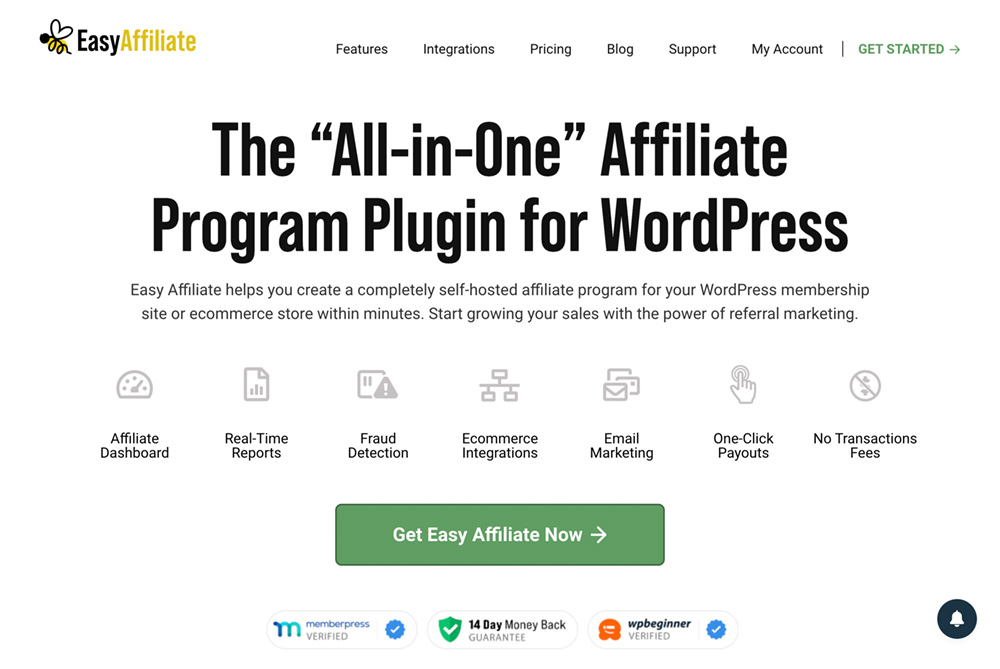 Plugin Easy Affiliate para WordPress