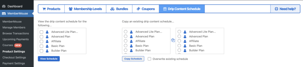 drip content | MemberMouse