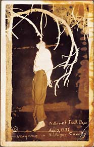 The Corpse of Clyde Johnson. August 3, 1935. Yreka, California.