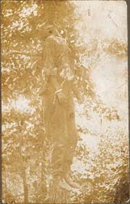 Unidentified corpse of African American male. 1900-1915, Trenton, Georgia.