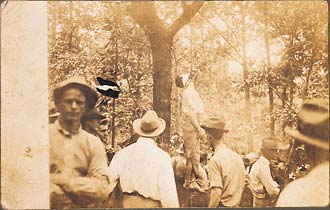 The lynching of Leo Frank. August 17, 1915, Marietta, Georgia.