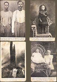 Postcard portraits of Paul Reed and Will Cato. August 1904.