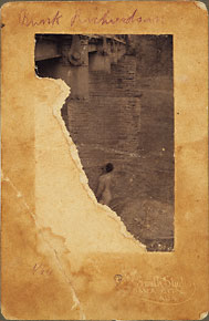 The lynching of Bunk Richardson, his body suspended over the Coosa River, stripped to long johns.