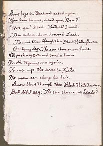 Poem on Reverse of Johnson County, Wyoming, Ella Watson