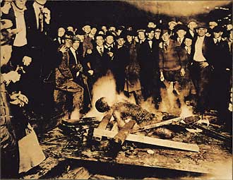 The burning corpse of William Brown.
September 28, 1919, Omaha, Nebraska.