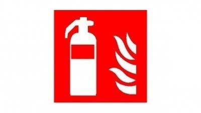 Pictogramme ensemble d'équipements de lutte contre l'incendie ISO7010-F004