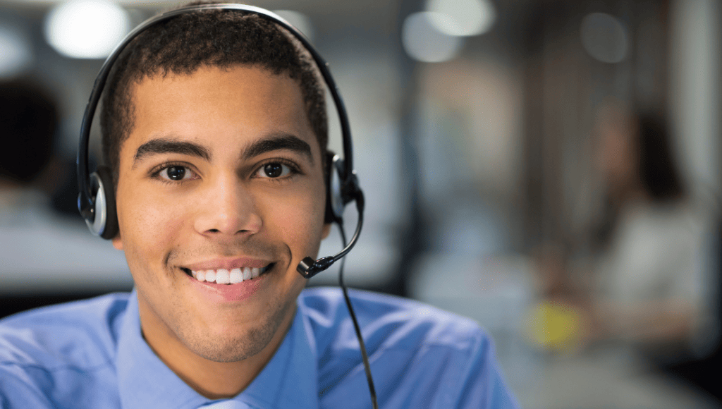 medical answering services male receptionist