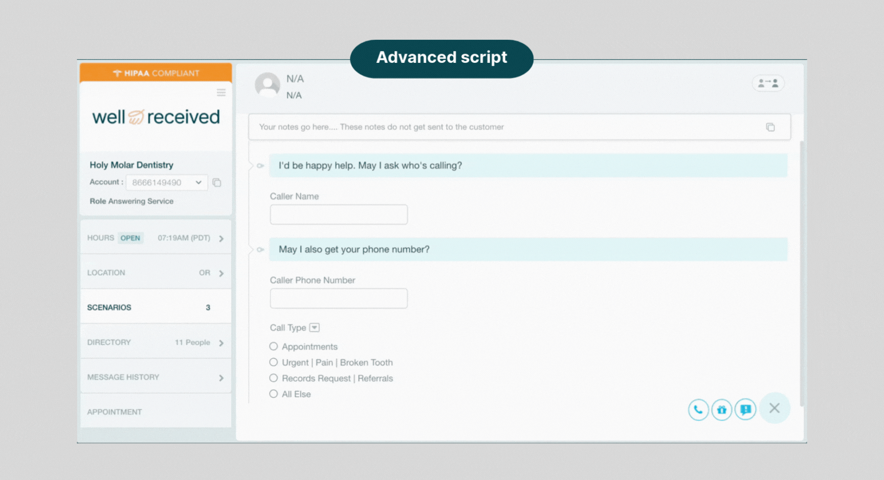 video-showing-advance-script
