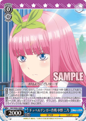 ドッペルゲンガー作戦 中野 二乃