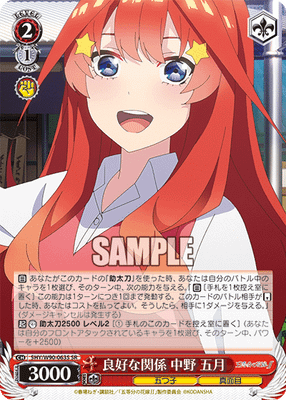 良好な関係 中野 五月