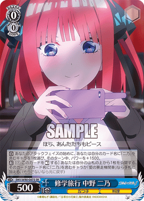 修学旅行 中野 二乃
