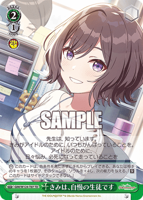 きみは、自慢の生徒です