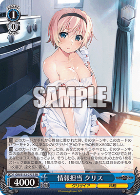情報担当 クリス