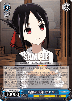 痛恨の失策 かぐや