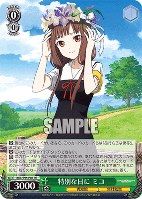 特別な日に ミコ