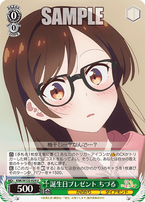 誕生日プレゼント ちづる