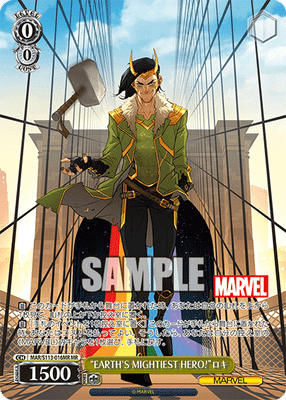 “EARTH'S MIGHTIEST HERO!”ロキ
