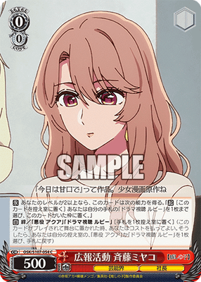 広報活動 斉藤ミヤコ