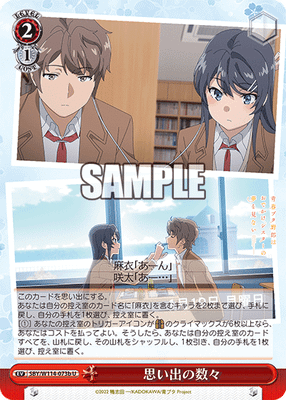 思い出の数々
