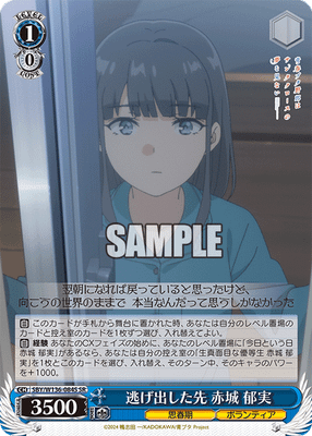 逃げ出した先 赤城 郁実