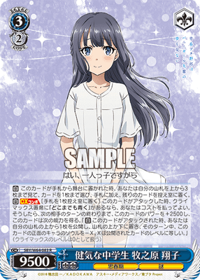 健気な中学生 牧之原 翔子