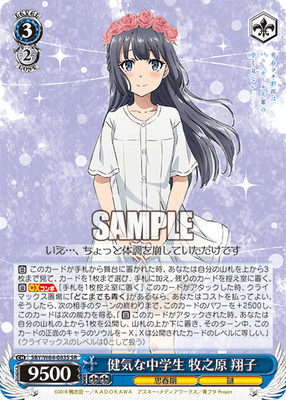 健気な中学生 牧之原 翔子