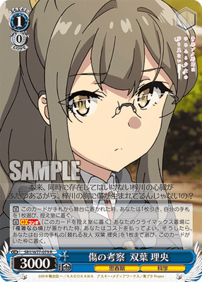 傷の考察 双葉 理央