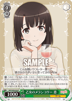 乙女のメランコリー 恵