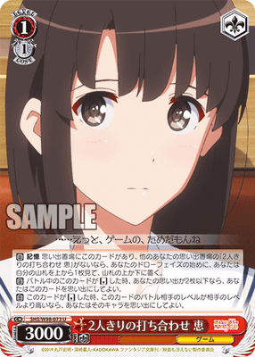 2人きりの打ち合わせ 恵