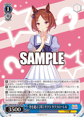 冬を越えて咲くサクラ サクラローレル