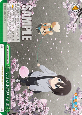 ちくわとお花見さんぽ