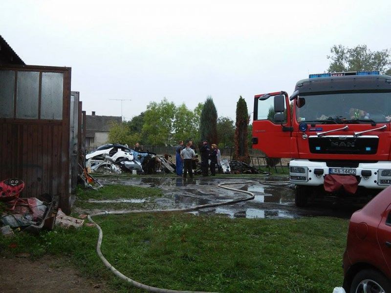 Groźny pożar warsztatu - Zdjęcie główne