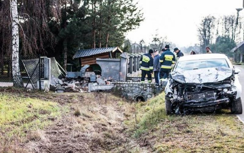 Rozwalił ogrodzenie posesji w Kaliłowie - Zdjęcie główne