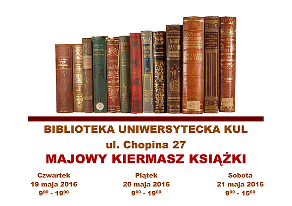 Majowy Kiermasz Książek w Bibliotece Uniwersyteckiej - Zdjęcie główne