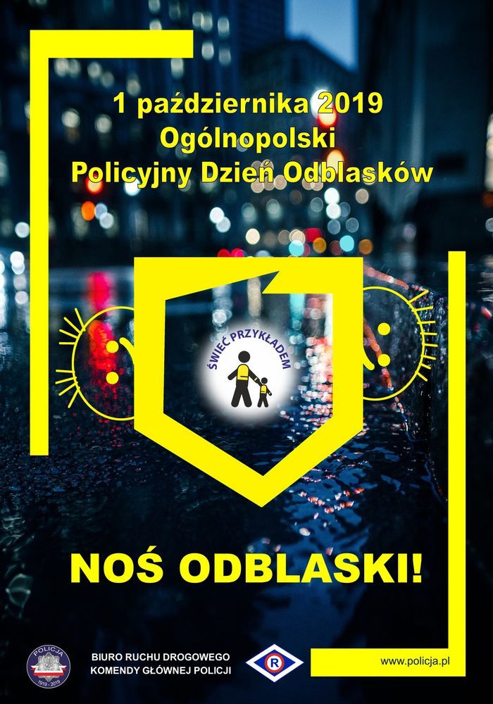 Ogólnopolski policyjny dzień odblasków  - Zdjęcie główne