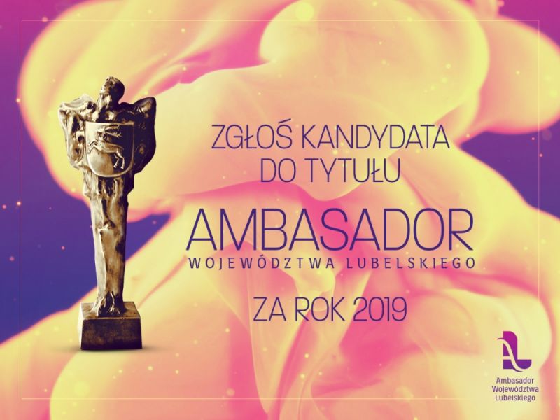 Zgłoś kandydatów na „Ambasadorów Województwa Lubelskiego”! - Zdjęcie główne