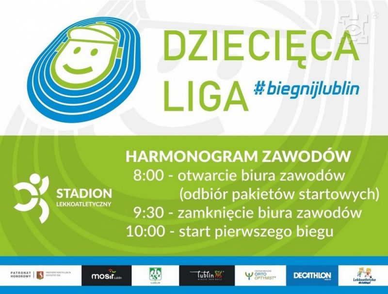 1. runda Dziecięcej Ligi #biegnijlublin - Zdjęcie główne