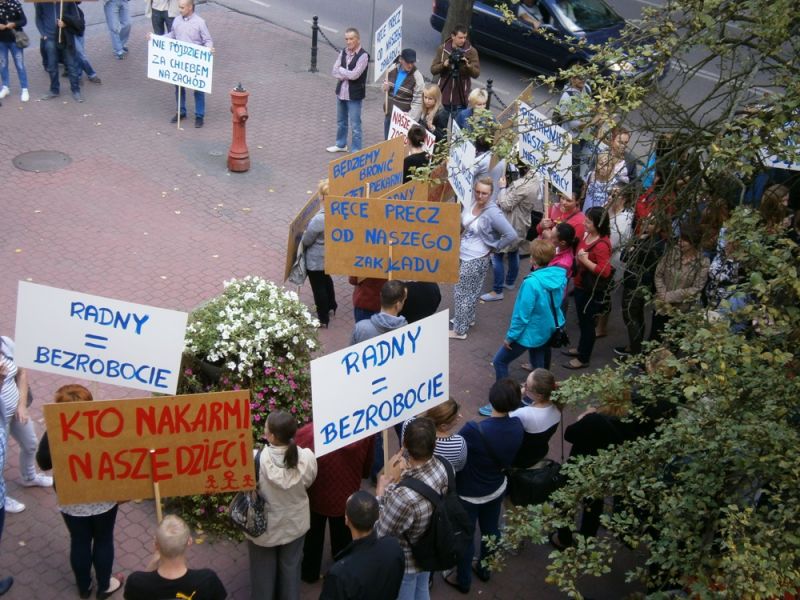 Pracownicy piekarni protestują przeciwko szykanom  - Zdjęcie główne