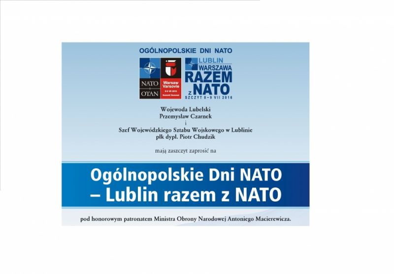 Piknik NATO w Lublinie - Zdjęcie główne