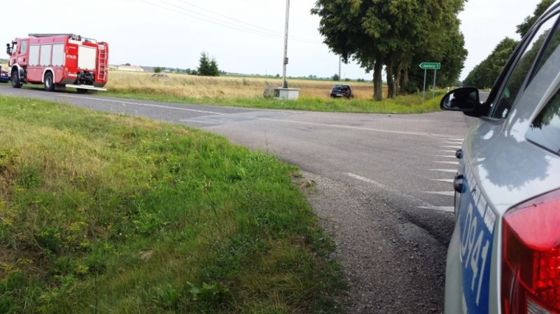 Zablokowana droga krajowa Łuków - Radzyń Podlaski - Zdjęcie główne