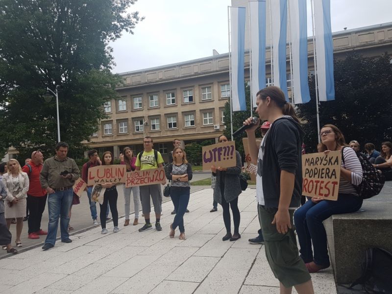 "Zagrożenie dla lubelskiej uczelni" - protest przeciwko ustawie Gowina - Zdjęcie główne