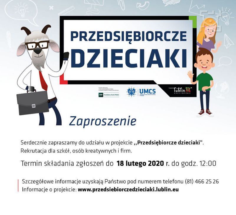 Rekrutacja do 2. edycji „Przedsiębiorczych Dzieciaków”  - Zdjęcie główne