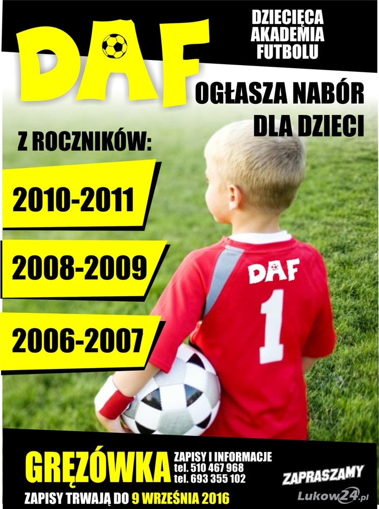 DAF zaprasza młodych piłkarzy - Zdjęcie główne